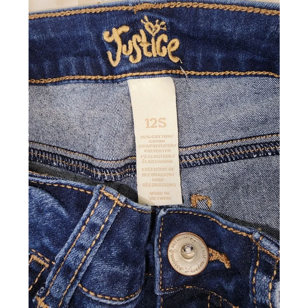 Girls 12 Justice Jean Shorts